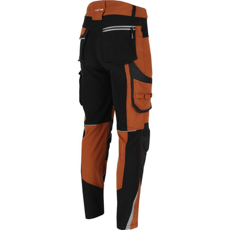 Pantaloni de lucru slim-fit super-elastici LAHTI PRO pentru bărbați, material rezistent, standard EN14387