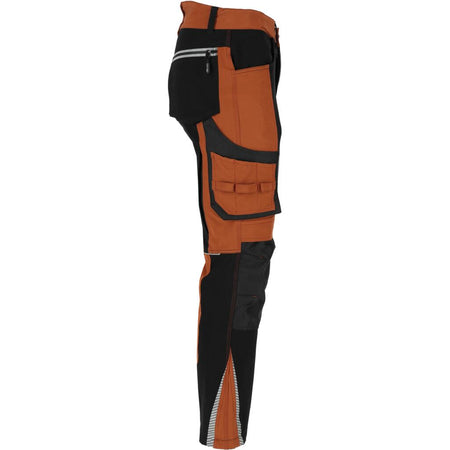 Pantaloni de lucru slim-fit super-elastici LAHTI PRO pentru bărbați, material rezistent, standard EN14387