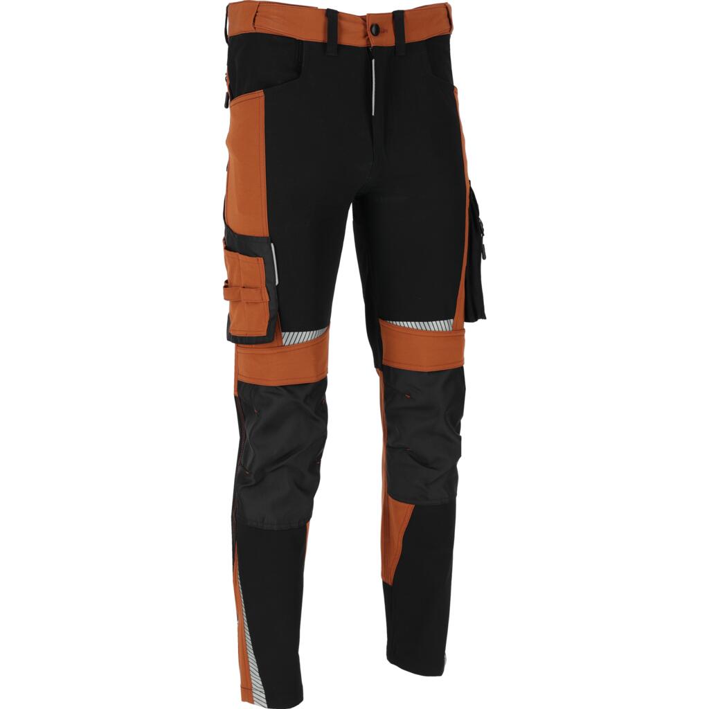Pantaloni de lucru slim-fit super-elastici LAHTI PRO pentru bărbați, material rezistent, standard EN14387