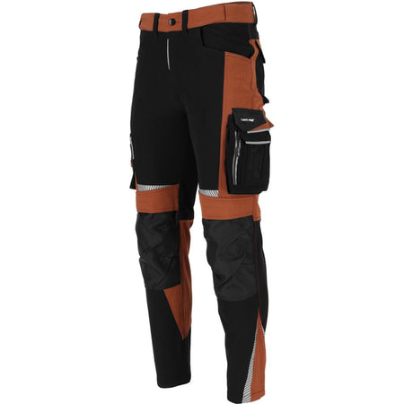 Pantaloni de lucru slim-fit super-elastici LAHTI PRO pentru bărbați, material rezistent, standard EN14387