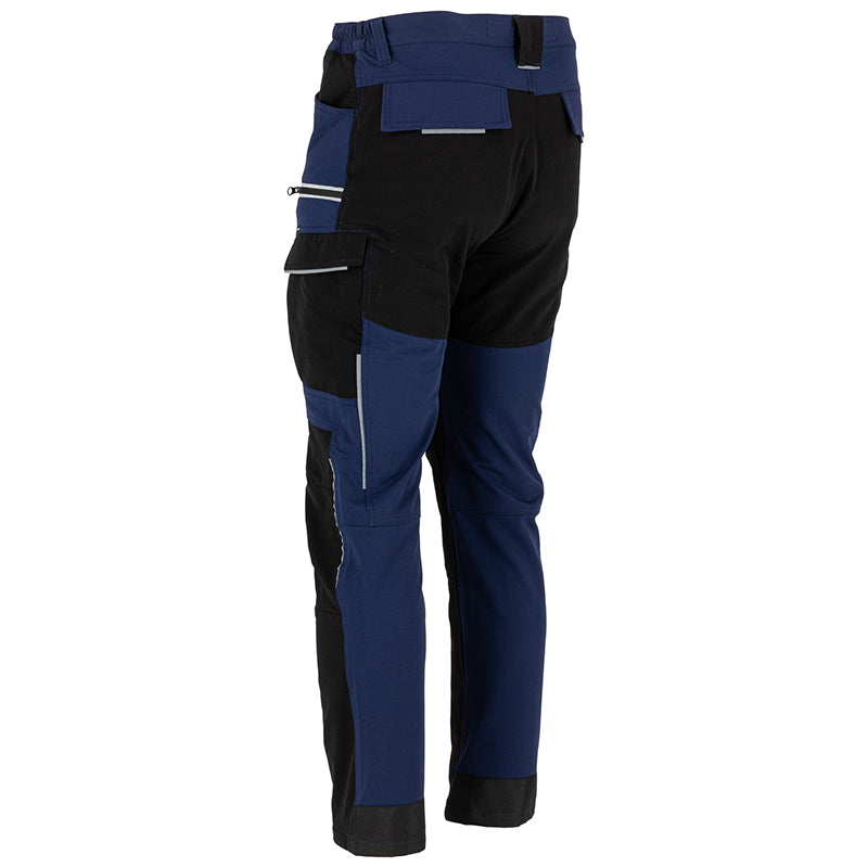 Pantaloni de lucru slim fit flexibili bleumarin LAHTI PRO