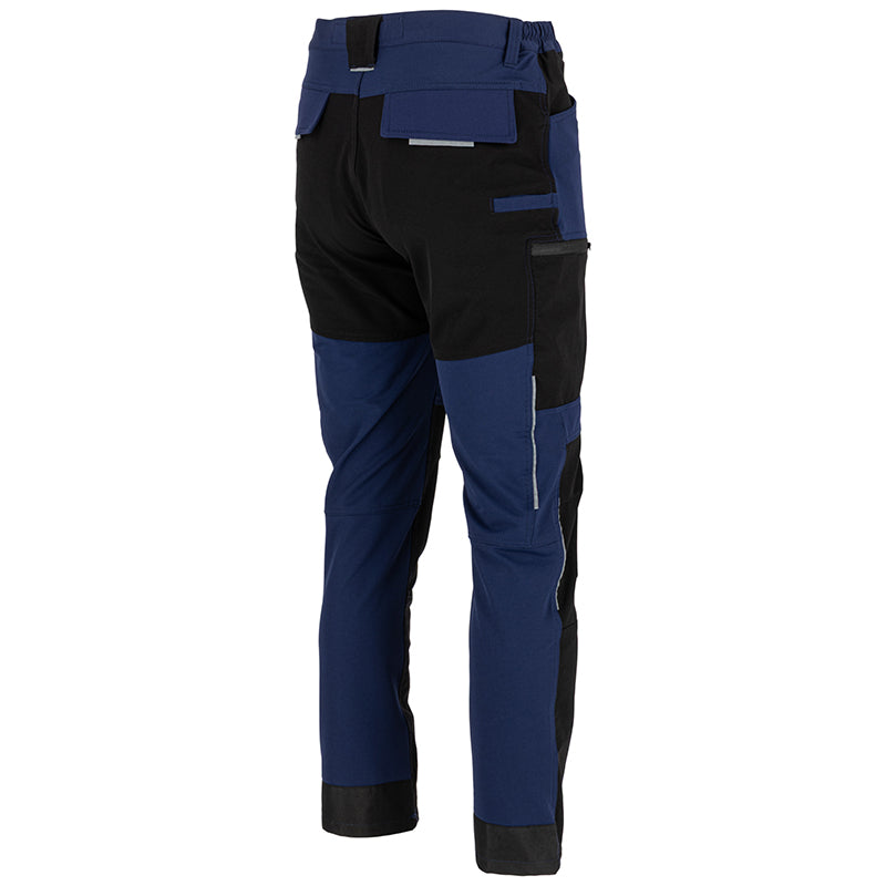 Pantaloni de lucru slim fit flexibili bleumarin LAHTI PRO