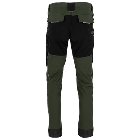 Pantaloni de lucru slim fit flexibili elastic - LAHTI PRO, kaki