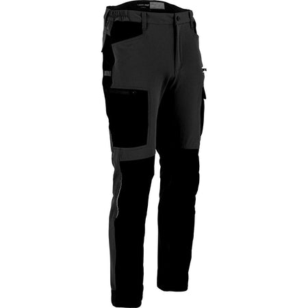Pantaloni de lucru slim fit, elastici, gri – Lahti Pro
