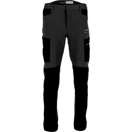 Pantaloni de lucru slim fit, elastici, gri – Lahti Pro