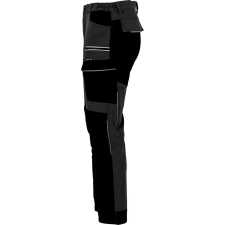 Pantaloni de lucru slim fit, elastici, gri – Lahti Pro