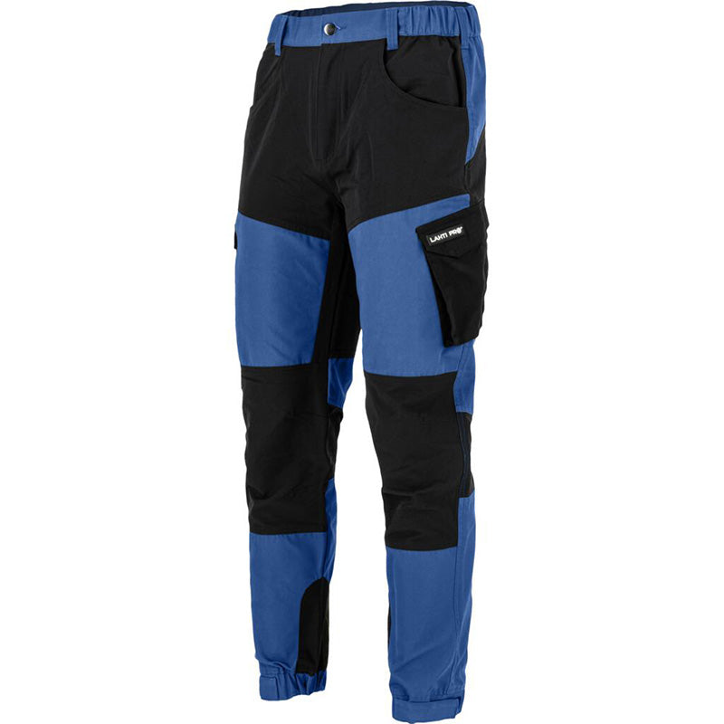 Pantaloni flexibili de lucru LAHTI PRO cod L405560x cu material tip Canvas și buzunare multiple