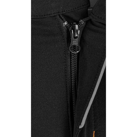 Pantaloni lucru slim-fit super-elastici LAHTI PRO cod L40558, material elastic 4 direcții, elemente reflectorizante