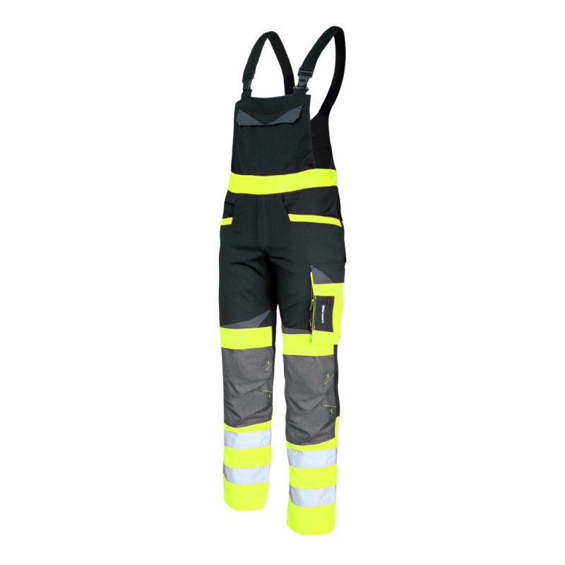 Salopetă reflectorizantă slim-fit LAHTI PRO bumbac poliester verde