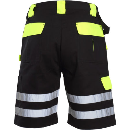 Pantaloni scurți cu reflectorizant LAHTI PRO pentru protecție, 100% bumbac