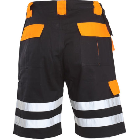 Pantaloni scurți cu reflectorizant LAHTI PRO pentru protecție, 100% bumbac