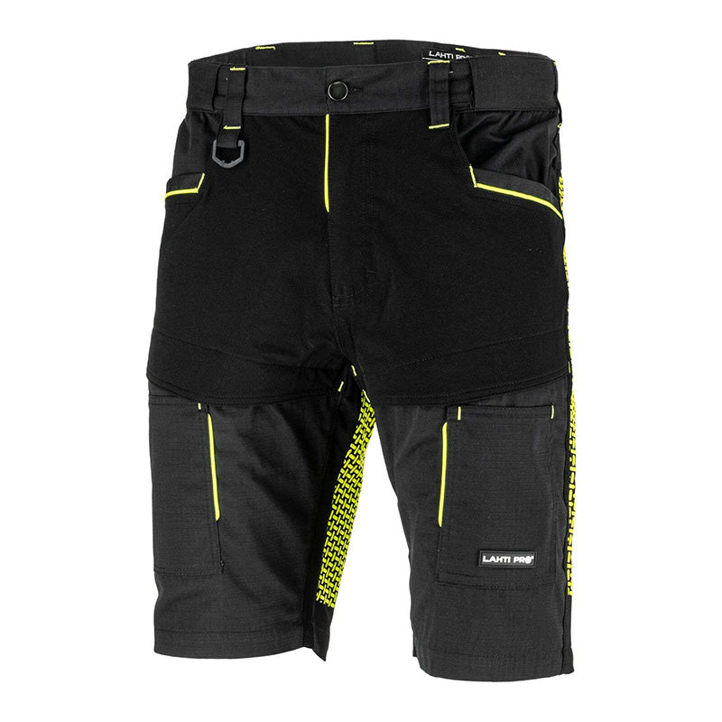 Pantaloni scurți de lucru elastici cu detalii antiderapante LAHTI PRO