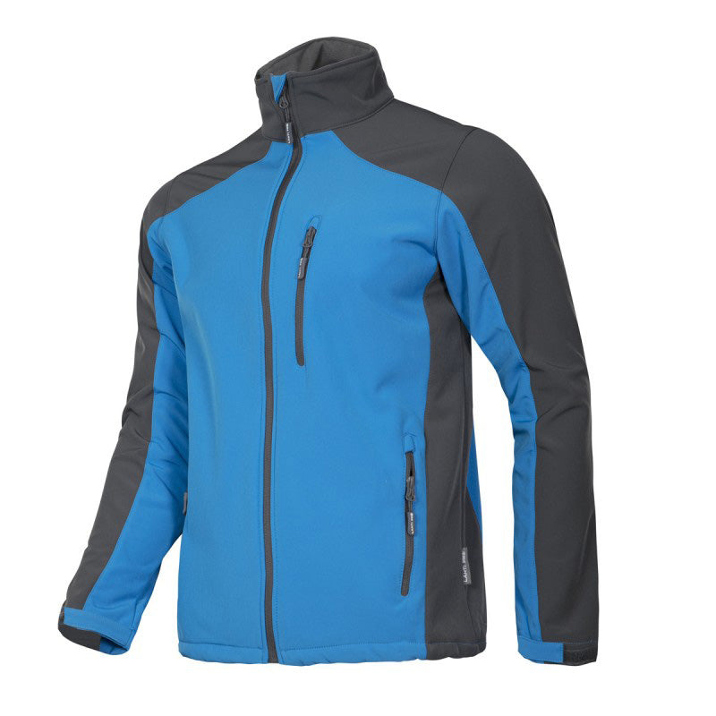 Jachetă elastică softshell albastră LAHTI PRO pentru bărbați