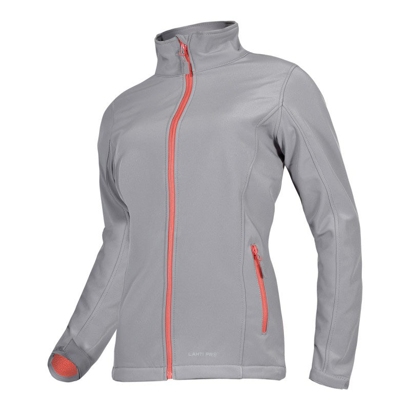 Jachetă elastică damă gri softshell impermeabilă LAHTI PRO