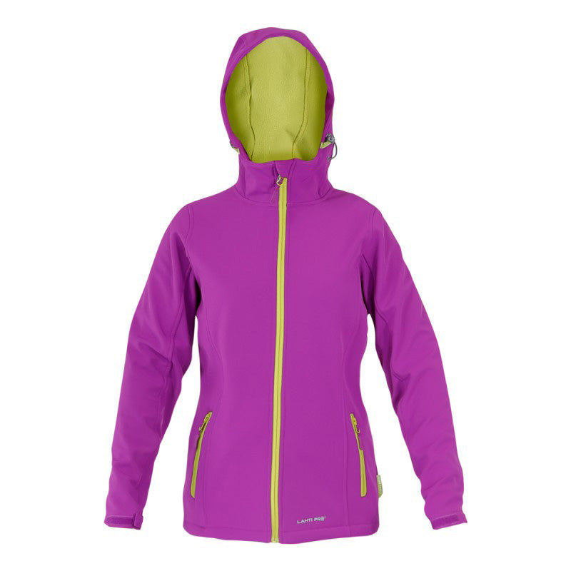 Jachetă elastică softshell cu glugă pentru damă, violet, LAHTI PRO