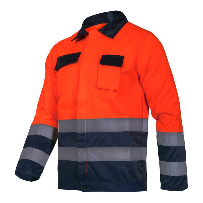 Jachetă reflectorizantă LAHTI PRO vizibilitate EN ISO 20471 material bumbac poliester Portocaliu