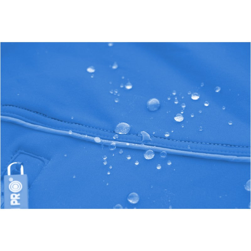 Jachetă elastică cu glugă și mâneci detașabile LAHTI PRO cod furnizor, material impermeabil triplu stratificat, 5 buzunare, standard EN ISO 13688