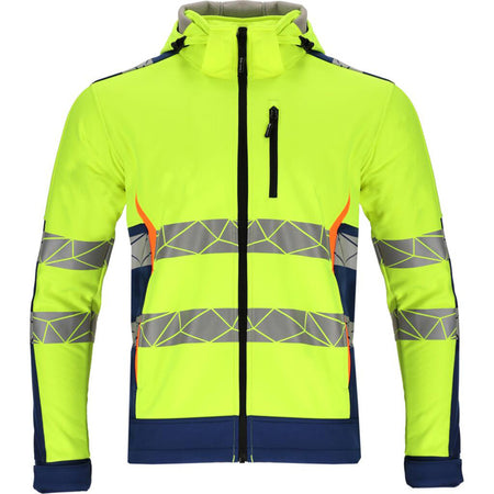Jachetă reflectorizantă elastică impermeabilă, model verde, LAHTI PRO