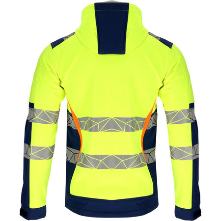 Jachetă reflectorizantă elastică impermeabilă, model verde, LAHTI PRO