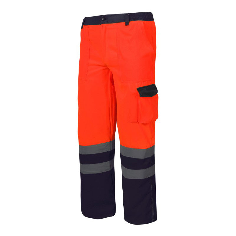 Pantaloni reflectorizanți LAHTI PRO vizibilitate ridicată normă EN ISO 20471 Portocaliu