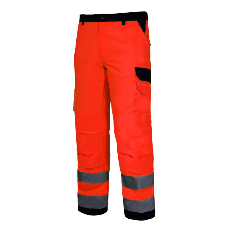 Pantalon reflectorizant premium LAHTI PRO, vizibilitate ridicată, EN ISO 20471 Portocaliu