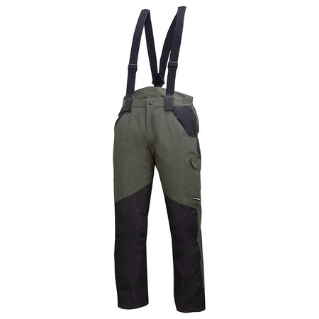 Pantaloni multifuncționali cu bretele extra căptușiți LAHTI PRO kaki