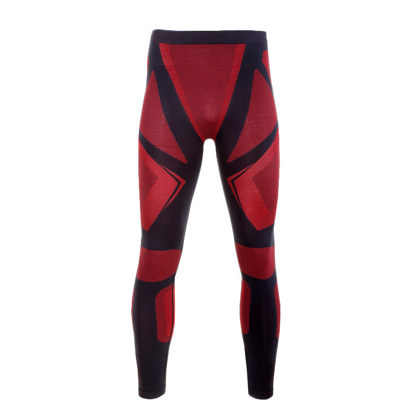 Pantaloni de corp termoactivi LAHTI PRO, protecție termică, negru-roșu