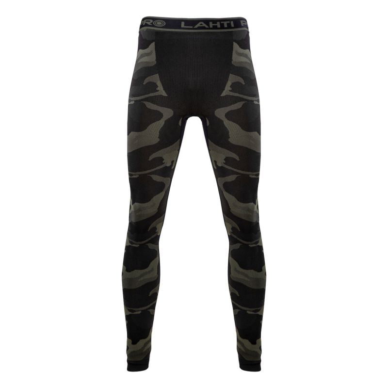 Pantaloni de corp termoactivi cu model camuflaj LAHTI PRO cod furnizor - material elastic, absorbție umezeală, standard EN ISO 13688