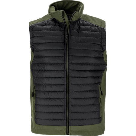 Vestă matlasată impermeabilă negru-kaki LAHTI PRO, protecție muncă