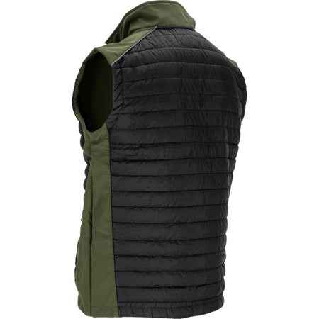 Vestă matlasată impermeabilă negru-kaki LAHTI PRO, protecție muncă