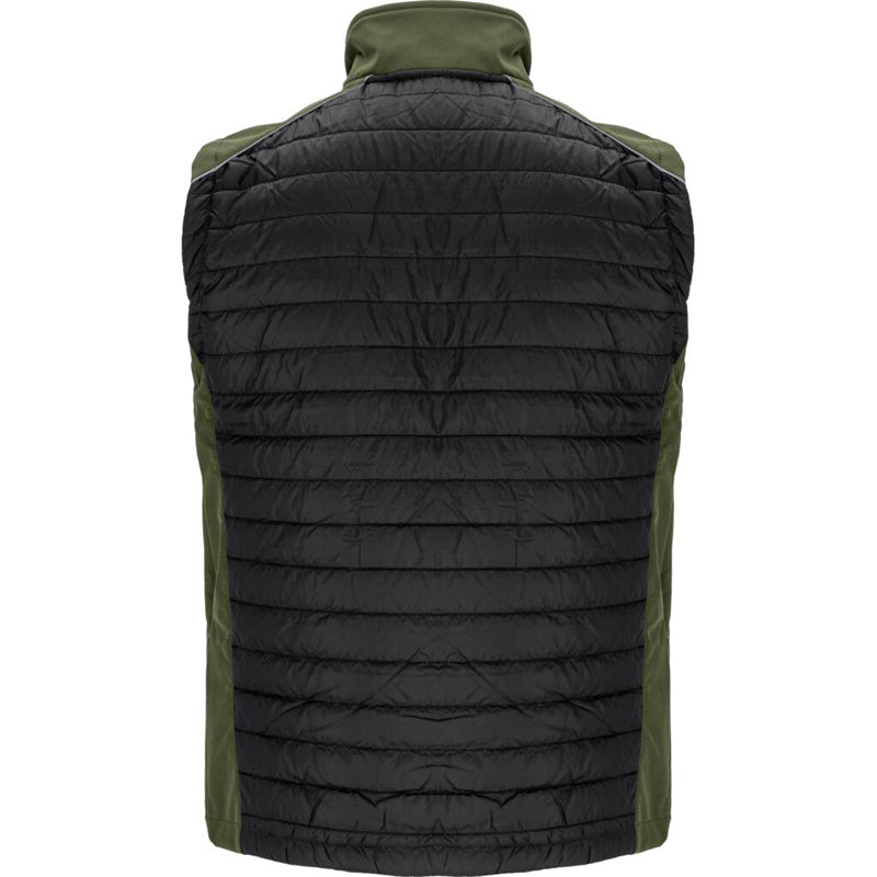 Vestă matlasată impermeabilă negru-kaki LAHTI PRO, protecție muncă