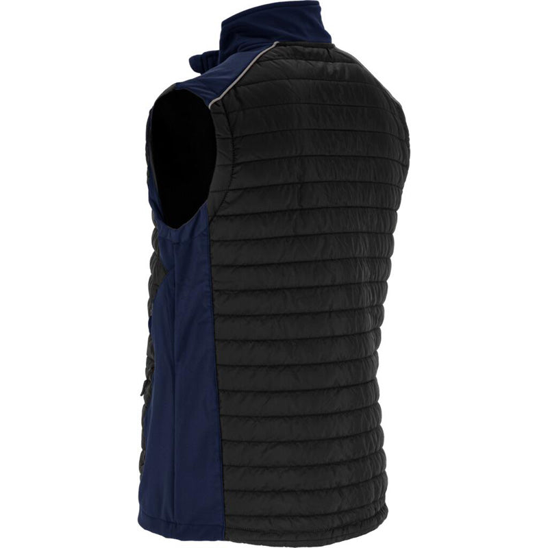 Vestă matlasată negru-bleumarin de protecție LAHTI PRO, bărbați, impermeabilă