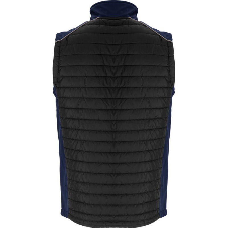 Vestă matlasată negru-bleumarin de protecție LAHTI PRO, bărbați, impermeabilă