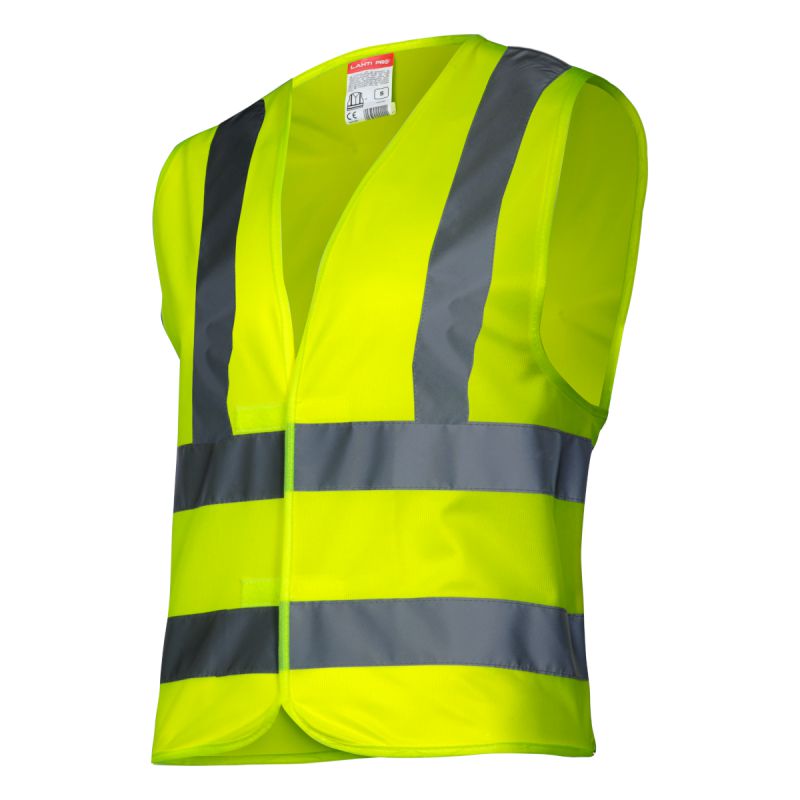 Vestă reflectorizantă cu patru benzi, poliester, LAHTI PRO