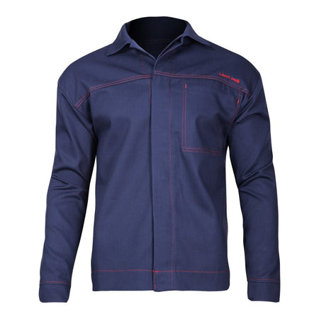 Costum de sudură antistatic ignifugat LAHTI PRO, protecție flacără, clasa 1, bumbac ignifug, cod furnizor public