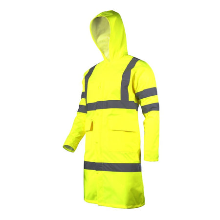 Pelerină ploaie reflectorizantă LAHTI PRO cu benzi vizibilitate ridicată Galben 2XL