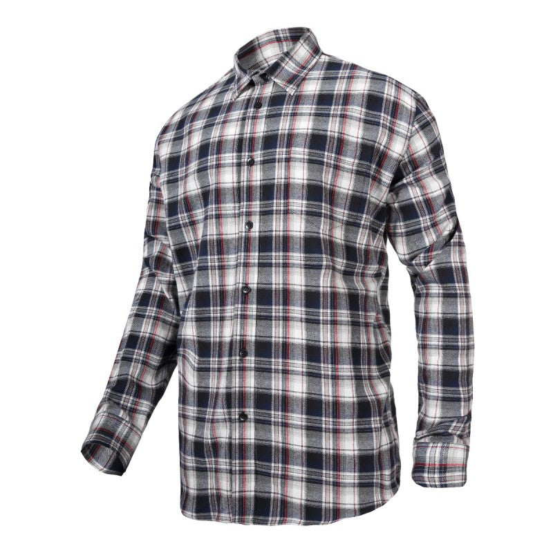 Cămașă flanel groasă cu carouri LAHTI PRO din bumbac 100% pentru protecție corporala