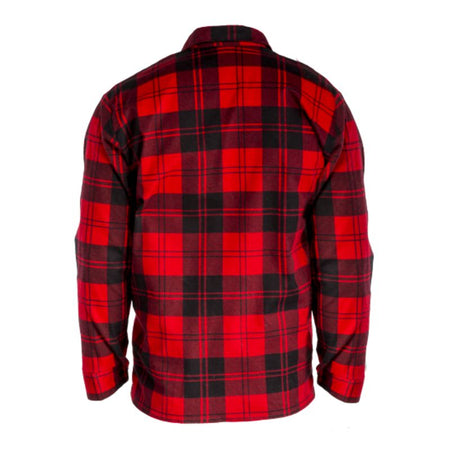 Cămașă flanel cu carouri groasă din bumbac roșu mărimea S LAHTI PRO L4180901
