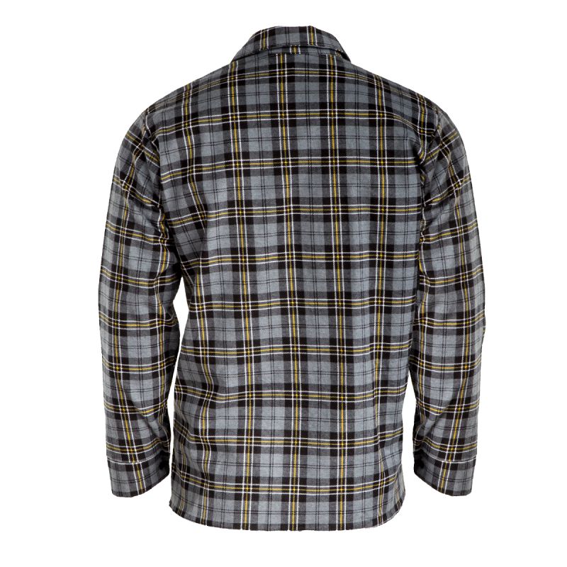 Cămașă flanel groasă cu carouri gri LAHTI PRO 100% bumbac EN ISO 13688 cod L4181001