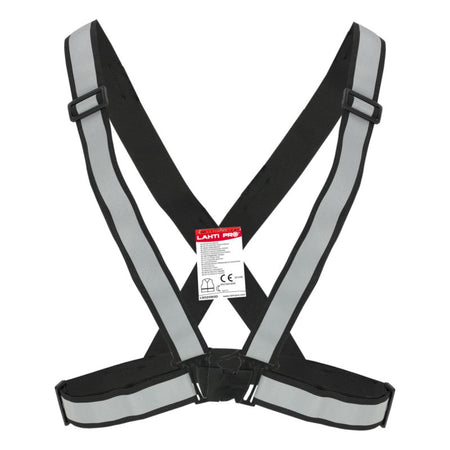 Bretele reflectorizante ajustabile din poliester cu clemă LAHTI PRO L9020800