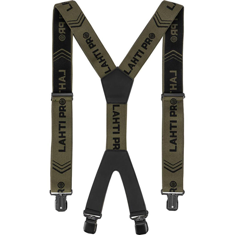 Bretele adiționale pentru salopetă kaki reglabile, cu cleme metalice LAHTI PRO L9021200