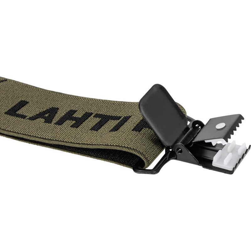 Bretele adiționale pentru salopetă kaki reglabile, cu cleme metalice LAHTI PRO L9021200