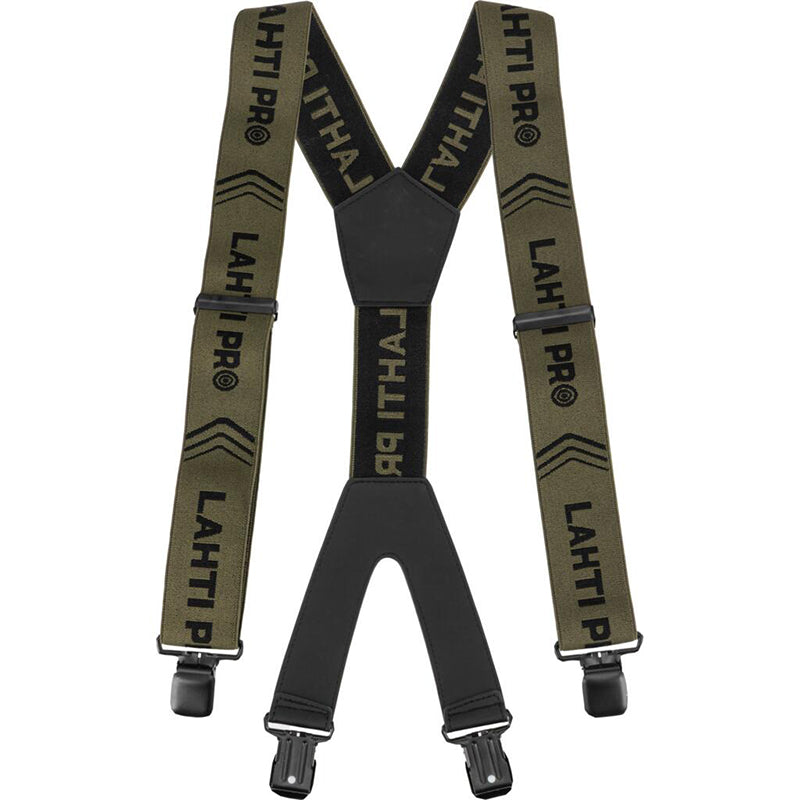 Bretele adiționale pentru salopetă kaki reglabile, cu cleme metalice LAHTI PRO L9021200