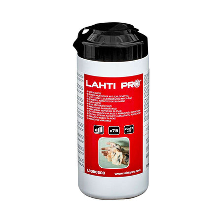 Lavete curățare mâini industriale, 75/set, abraziv natural, 21×20 cm LAHTI PRO L9080500