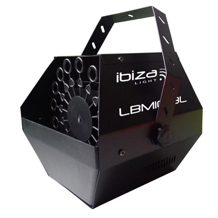 Mașină de bule 25 W, rezervor ușor de umplut, carcasă neagră Ibiza Light LBM10-BL