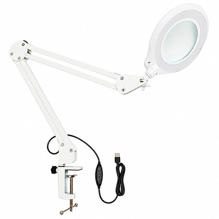 Lampă LED de 12 W cu lupă de 3 dioptrii și braț reglabil Velamp LE006
