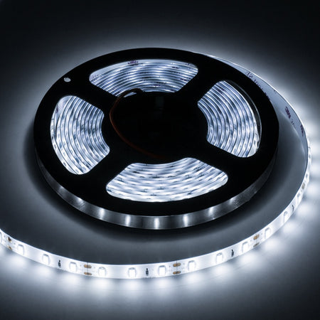 Bandă LED de 5 m SMD 5630 și IP65 cu lumină alb rece Rebel LED0132-3
