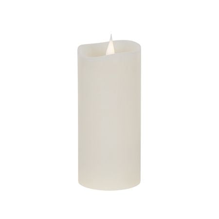 Lumânare LED medie fildeș de 76 × 180 mm cu temporizator LED0200-1