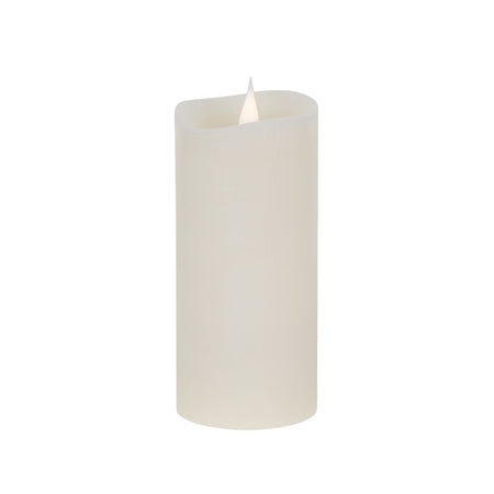 Lumânare LED medie fildeș de 76 × 180 mm cu temporizator LED0200-1