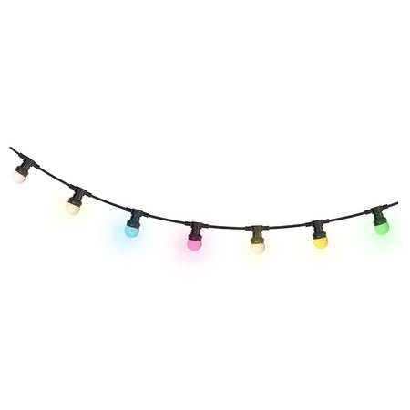 Șir iluminat festiv 10 m IP44 cu 20 becuri LED colorate Ibiza Light LEDSTRING-COL